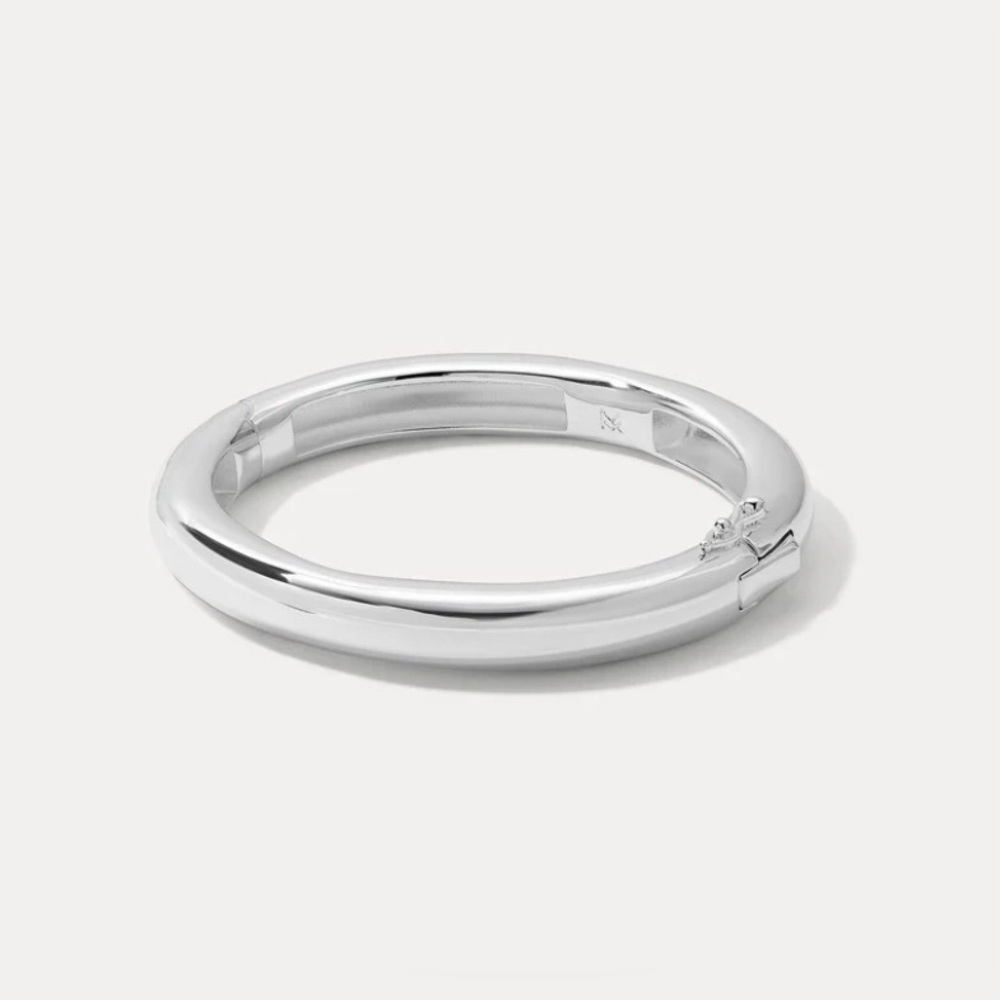 Miranda Frye Cleo Bangle Bracelet Silver
